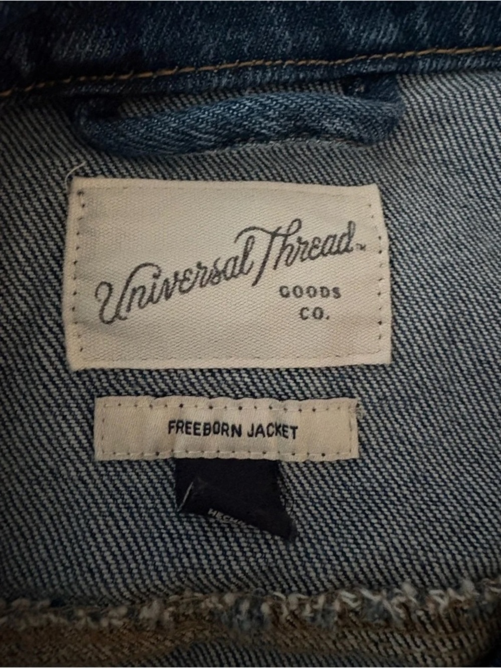 Universal Thread Distress Denim Jacket - Picture 5 of 6